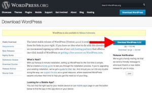 Halaman Download Wordpress